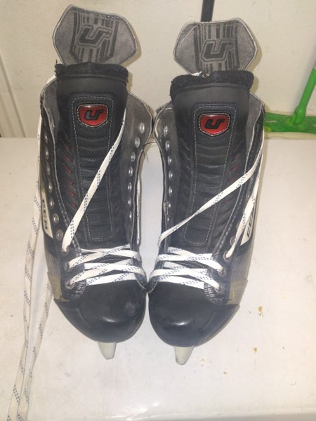 Senior Used CCM U+ 12 Hockey Skates Wide Width Size 9