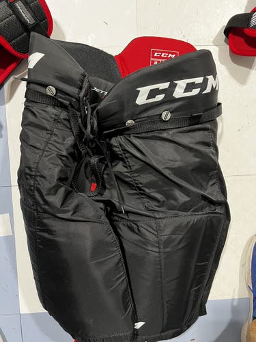 Black Senior Large CCM Hockey Pants