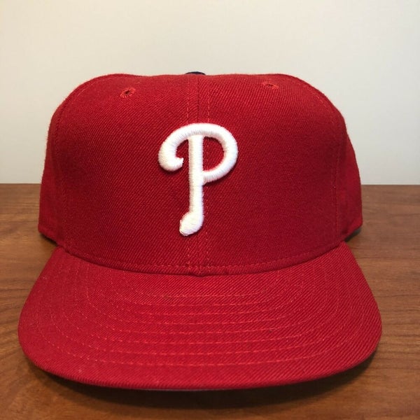 Vintage 90s Philadelphia Phillies New Era Pro Model Hat Cap MLB Size 7 5/8