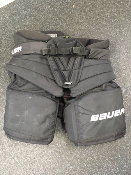 Black Senior Medium Bauer Supreme S190 Hockey Goalie Pants