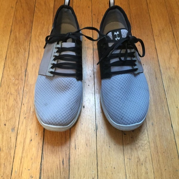 Gray Adult Used Men's Size 11.5 Under Armour Shoes 24/7