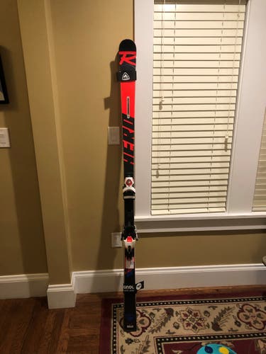 Rossignol Hero Athlete GS 182 Skis With Bindings Max Din 15