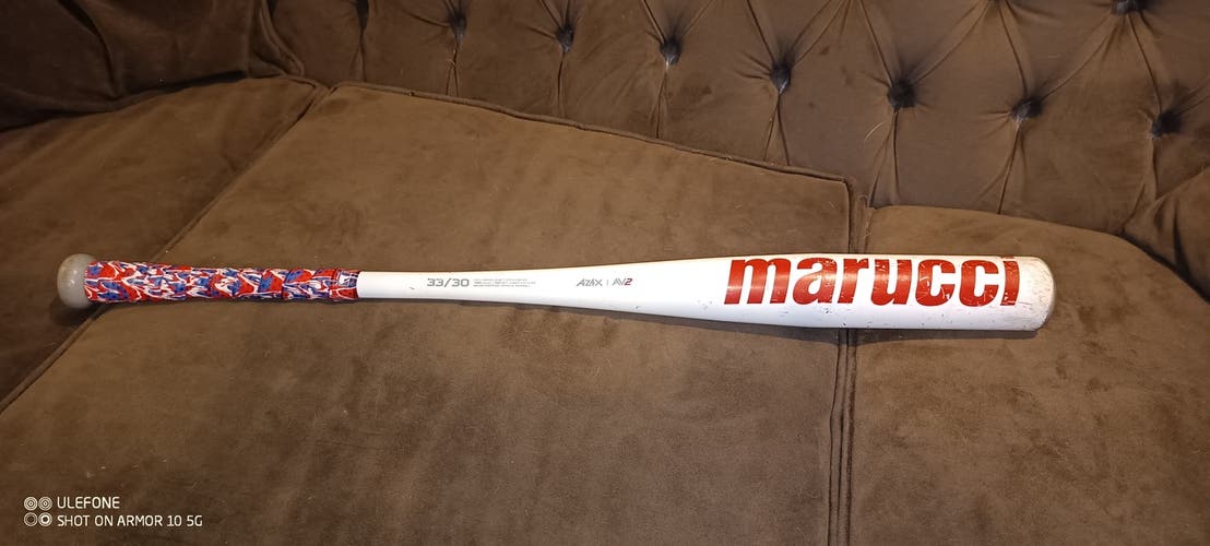 FSOT Used High School/College BBCOR Certified Marucci Alloy CAT 7 Bat (-3) 30 oz 33"