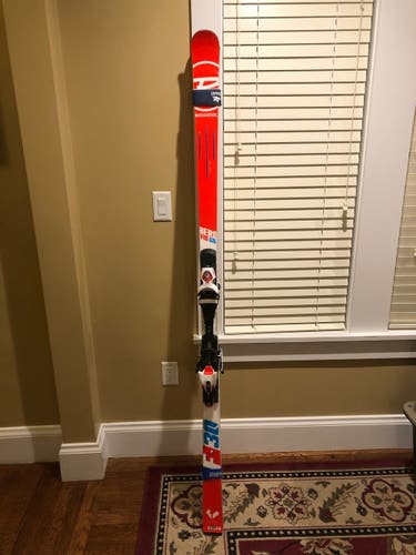 Used Rossignol Racing Hero FIS GS Pro 188 cm Skis With Bindings Max Din 15