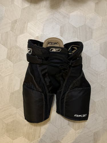 Black Senior Large Reebok  5K Hockey Pants