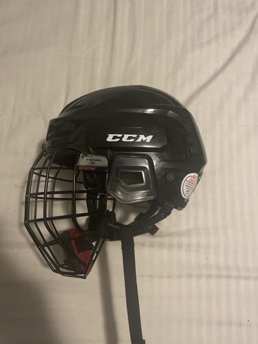 Black New Medium CCM Tacks 710 Helmet