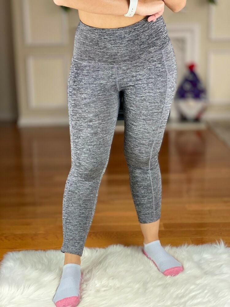 Champion Heather Gray Capri Leggings 