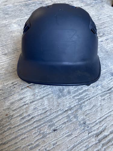 Navy Blue Used 7 1/8 Rawlings R16 Batting Helmet