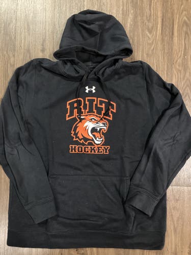 Team Issued RIT Hockey Under Armour Hoodie.