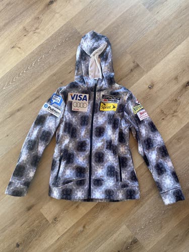 US Ski Team BLKWHT Used XL Spyder Jacket