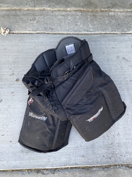 Black Senior Small Vaughn V7 Pro Carbon Goalie Pants