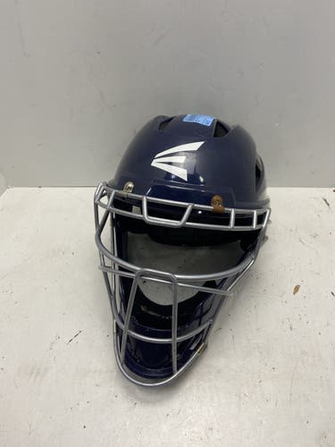 Used Easton Navy Helmet One Size Baseball & Softball Catchers Equipment