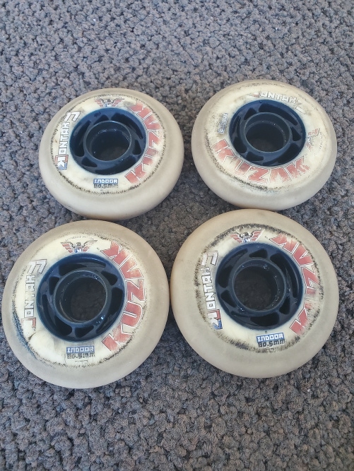 Used 80mm Kozak Inline Hockey Wheels x 4