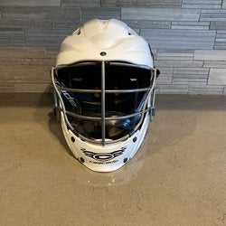 White Used Youth Player's Cascade CS-R Youth Helmet
