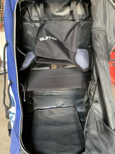 Used Goalie Bag Grit 3 Sumo Bag Large 40" Blue/White