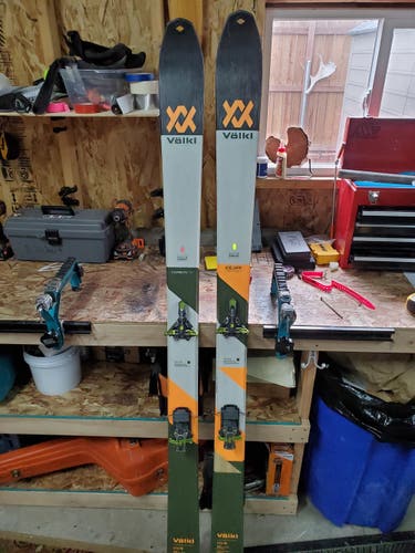 184 Volkl VTA 98 Alpine Touring Skis With G3 Zed 12 bindings