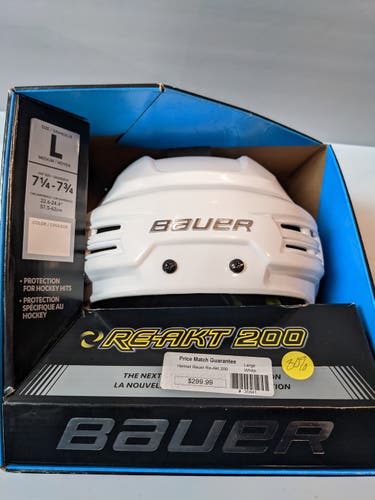 Brand new Bauer Re-Akt 200 Helmet large
