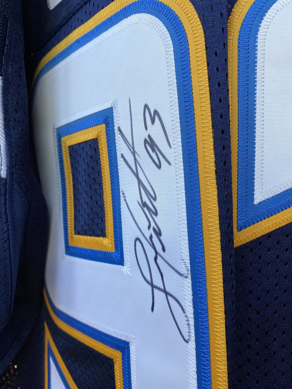 Luis Castillo #93 Signed Chargers Jersey - Reebok Onfield Size XL