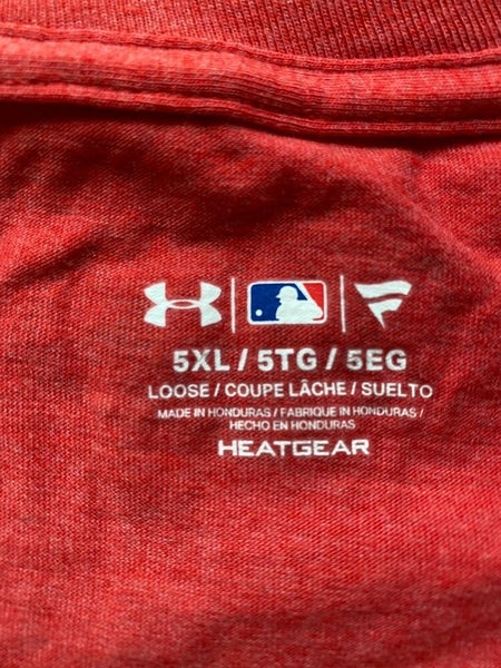 Boston Red Sox MLB Under Armour Heat Gear Short Sleeve T Shirt Red
