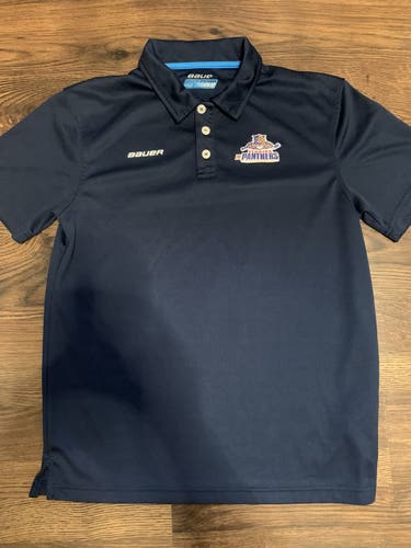 Florida JR Panther’s youth XL Jersey collared hockey Shirt blue