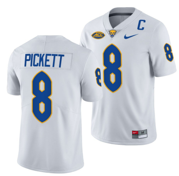 Men/Women/Youth Kenny Pickett Pitt Panthers White Limited College