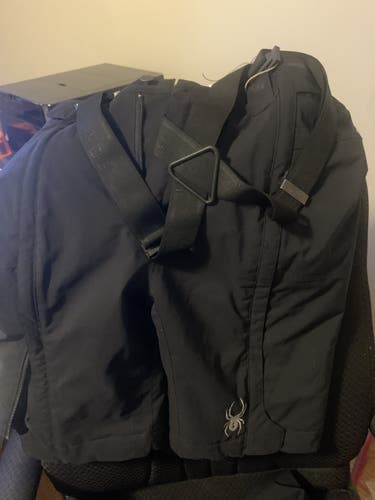 Black Unisex Used Youth Size 16 Spyder Shorts