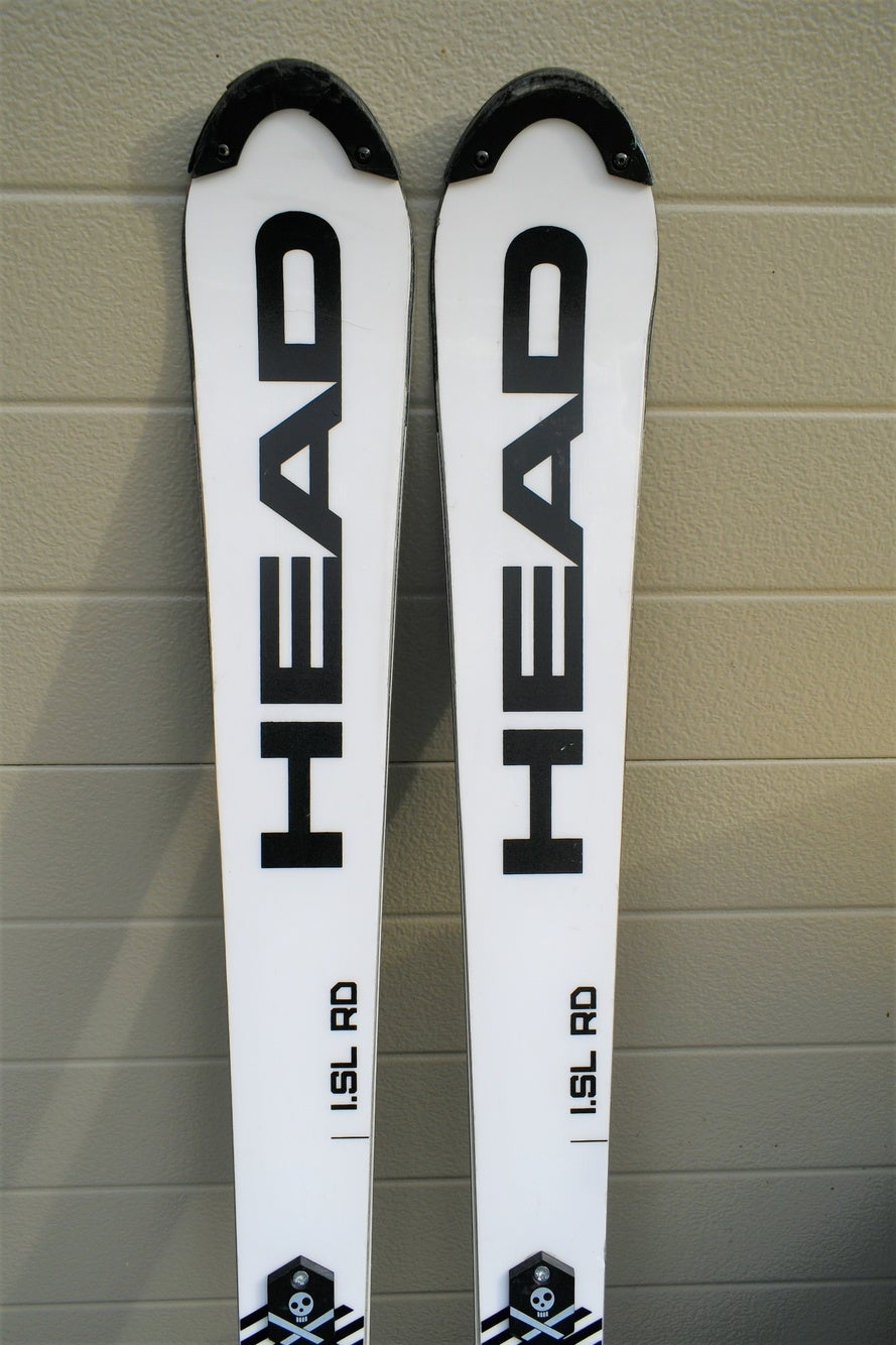 used HEAD 165 Slalom w/ Bindings World Cup Rebels i.SL RD race