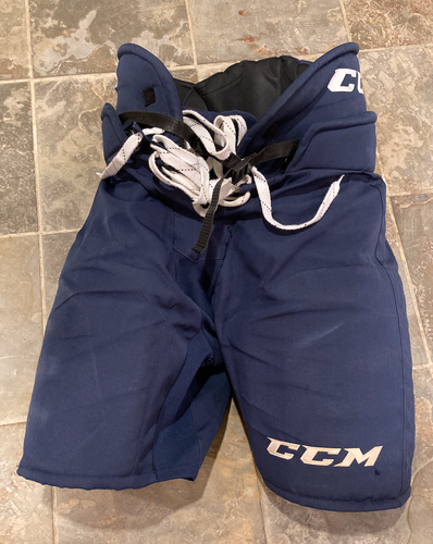 Pro Stock QMJHL CCM Hockey Pants Medium Navy