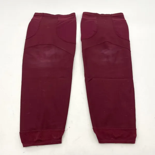 x2 Maroon and Green Large Socks - CUSTOM ORDER