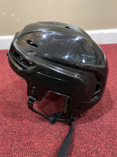 Black New Small CCM Pro Stock Resistance Helmet Item#MUSHN