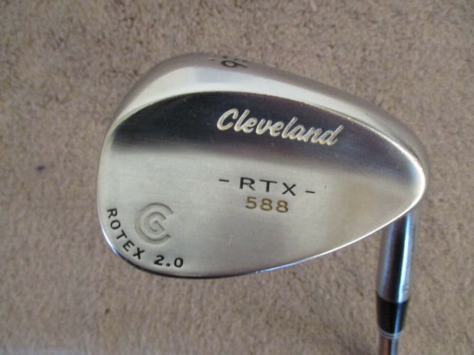 Cleveland RTX 588 Rotex 2.0 MB 56.12 Chrome Wedge KBS Tour 120 Stiff RH