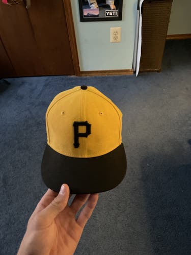 Yellow Used 7 New Era Hat