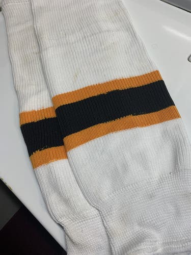 White Senior Large  Socks