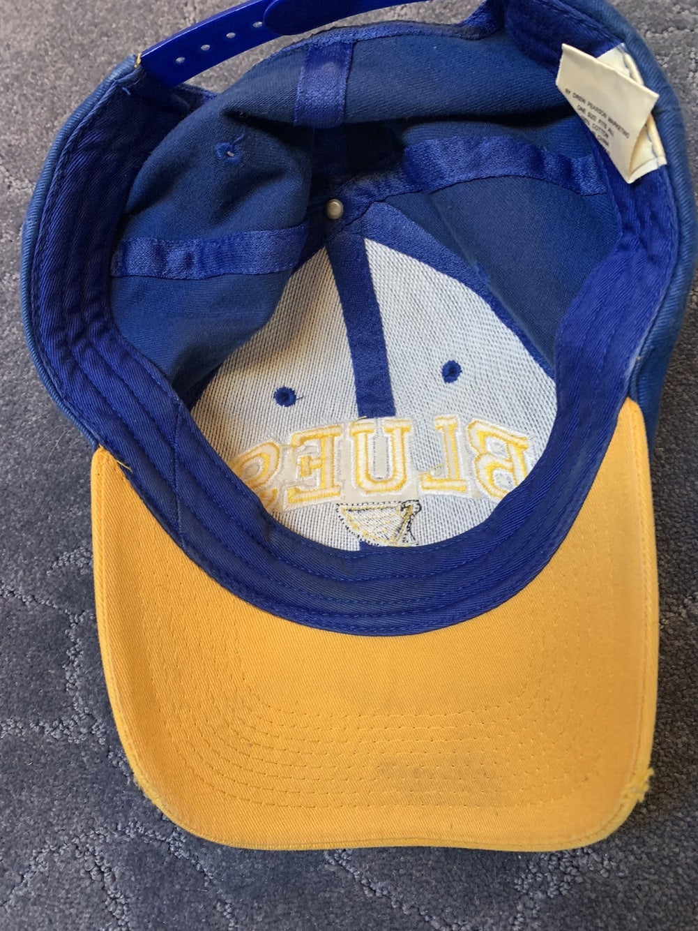 St. Louis Blues NHL adidas Unisex Yellow Flat Brim Snapback Hat