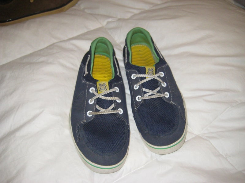 Warrior Coxswain lacrosse boat shoes men's 10 navy