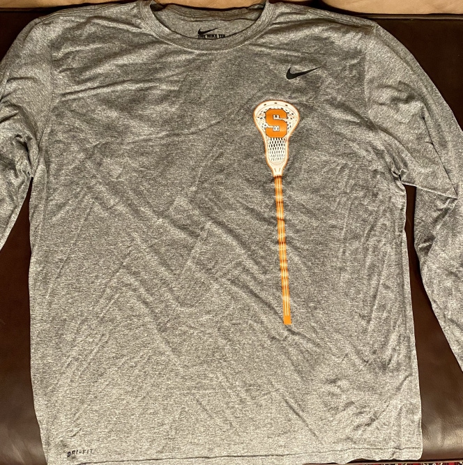 Syracuse Lacrosse Dri fit long sleeve tshirt