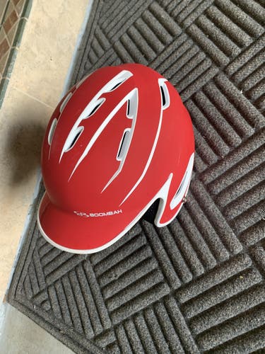 Red Youth Boombah Batting Helmet