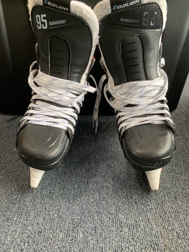 Game Used Bauer Vapor 2X Pro Pro Stock Skates Colorado Avalanche Burakovsky 7.75