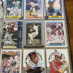 Former MLB stars baseball cards