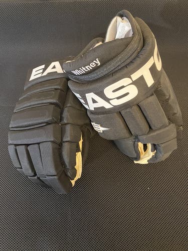 MIC Pro Stock Return Easton Synergy 14” Ryan Whitney Hockey Gloves Spittin Chiclets