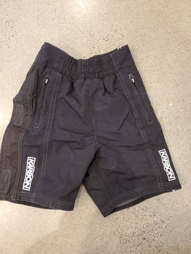 Black Used XS Karbon Training Shorts Ski Racing