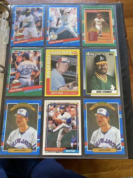 MLB Dave Stewart Baseball Trading Cards