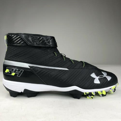 New Under Armour Harper 3 BH Black Green - Size 14
