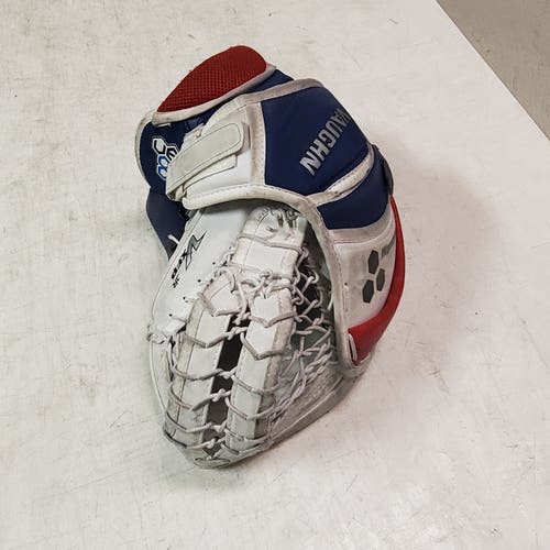 Catcher & Blocker set Vaughn Velocity VE8 Junior Used  White/Red/Blue