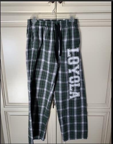 Loyola University- drawstring plaid pajamas