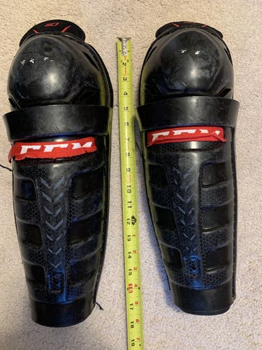 Used hockey shin pads CCM 17 inch
