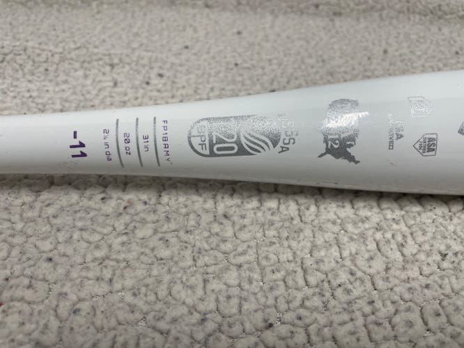 Purple Used 2018 Alloy (-11) 20 oz 31" amethyst Bat