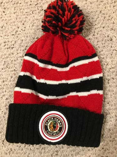 Vintage Chicago Blackhawks Mitchell & Ness Black Adult Unisex New One Size Fits All Hat