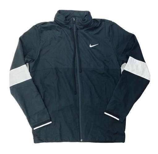 Nike Dry Full Zip Training Jacket Men's Large Black White CV0094 Running