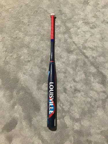 Blue Used Adult Senior Softball Louisville Slugger Composite Bat (-6) 28 oz 34"